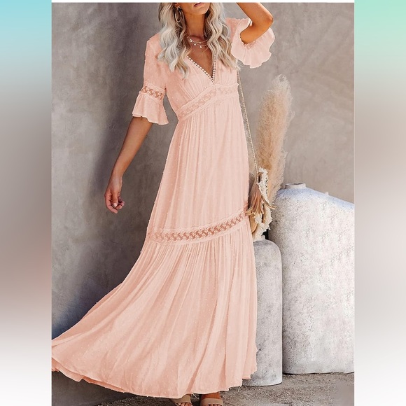 ⭐️3for$30 Women’s Boho Maxi Dress - Picture 1 of 5